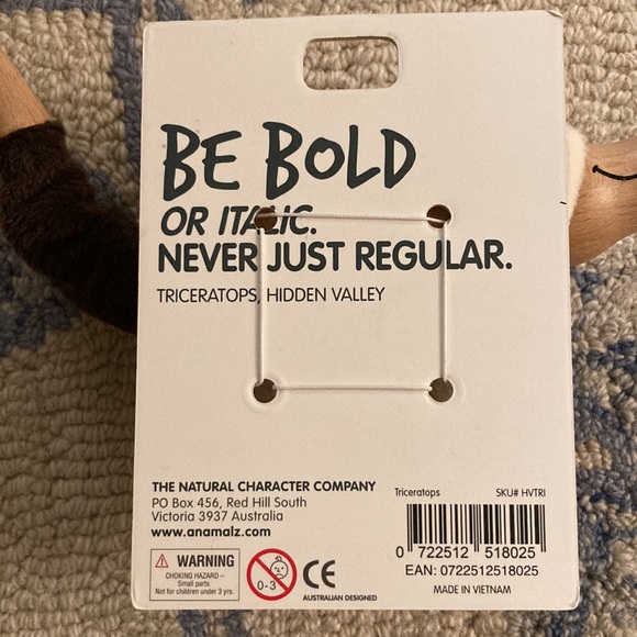 Anamalz Triceratops NWT - Picture 3 of 3